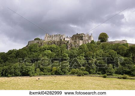 Stirling Castle, Stirling, Schottland, Grossbritannien, Europa View Large Photo Image Stock Photo - Stirling Castle, Stirling, Schottland, Grossbritannien, Europa. Fotosearch