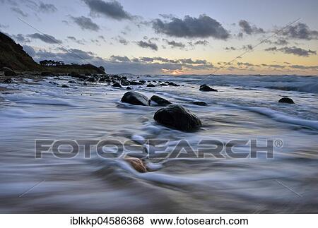 Surf at the Baltic Sea coast near Bakenberg, Rügen, Mecklenburg-Western Pomerania, Germany, Europe View Large Photo Image Stock Photo - Surf at the Baltic Sea coast near Bakenberg, Rügen, Mecklenburg-Western Pomerania, Germany, Europe. Fotosearch