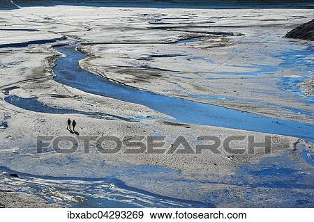 Stock Photo - Sylvensteinspeicher, Niedrigwasser, Bayern, Oberbayern, Deutschland, Europa. Fotosearch
