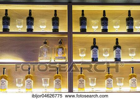 Teeling Whiskey, shelf with whiskey bottles and glasses, Distillery distillery, Dublin, Ireland, Europe View Large Photo Image Stock Photography - Teeling Whiskey, shelf with whiskey bottles and glasses, Distillery distillery, Dublin, Ireland, Europe. Fotosearch