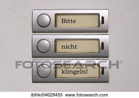 Three bell signs, please don't ring. View Large Photo Image Stock Photography - Three bell signs, please don't ring.. Fotosearch