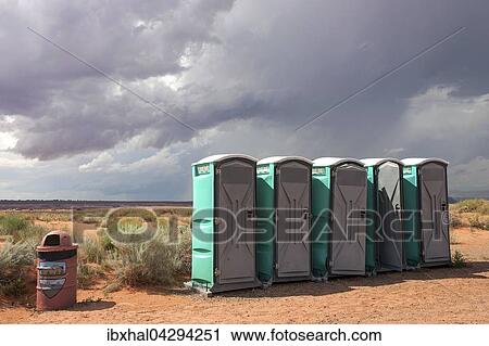 Toilettenhauschen in der Steppenlandschaft, bei Lake Powell, Page, Arizona, USA, Nordamerika View Large Photo Image Stock Image - Toilettenhauschen in der Steppenlandschaft, bei Lake Powell, Page, Arizona, USA, Nordamerika. Fotosearch