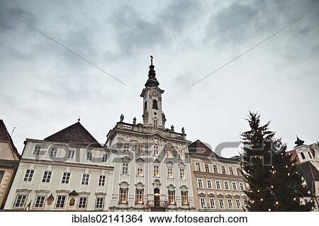 Picture - Townhall in Steyr, Upper Austria, Austria, Europe. Fotosearch