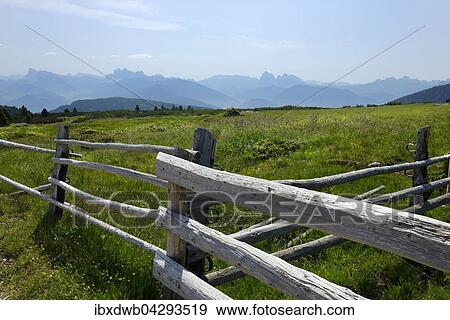 Von der Villander Alm uber das Eisacktal auf die Dolomiten, Sudtirol, Alto Adige, Italien, Europa View Large Photo Image Stock Photo - Von der Villander Alm uber das Eisacktal auf die Dolomiten, Sudtirol, Alto Adige, Italien, Europa. Fotosearch