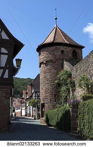 Walls with fortified defence tower of the fortified church in Doerrenbach, Southern Palatinate, Pfalz, Rhineland-Palatinate, Germany, Europe View Large Photo Image Stock Image - Walls with fortified defence tower of the fortified church in Doerrenbach, Southern Palatinate, Pfalz, Rhineland-Palatinate, Germany, Europe. Fotosearch