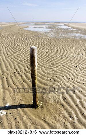 Wavy sea floor with a wooden post near Hoernum on Sylt, North Frisia, Schleswig-Holstein, Germany, Europe, PublicGround, Europe View Large Photo Image Stock Photograph - Wavy sea floor with a wooden post near Hoernum on Sylt, North Frisia, Schleswig-Holstein, Germany, Europe, PublicGround, Europe. Fotosearch