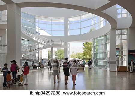 Art museum, museum entrance hall at the Getty Center, Los Angeles, California, USA, North America View Large Photo Image Stock Photo - Art museum, museum entrance hall at the Getty Center, Los Angeles, California, USA, North America. Fotosearch