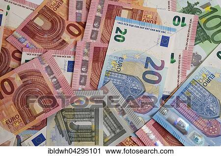 Bank notes, euros View Large Photo Image Stock Image - Bank notes, euros. Fotosearch