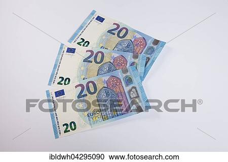 Bank notes, twenty euros, release date 25/11/2015 View Large Photo Image Stock Image - Bank notes, twenty euros, release date 25/11/2015. Fotosearch