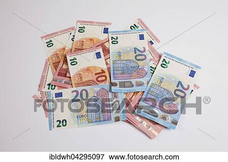 Bank notes, twenty Euros, release date 25/11/2015, ten Euros, release date 23/09/2014 View Large Photo Image Stock Photo - Bank notes, twenty Euros, release date 25/11/2015, ten Euros, release date 23/09/2014. Fotosearch