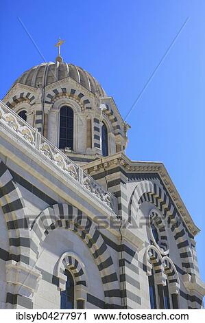 Basilica, Notre-Dame-De-La-Garde in Marseille, Provence-Alpes-Cote d'Azur, France, Europe View Large Photo Image Stock Image - Basilica, Notre-Dame-De-La-Garde in Marseille, Provence-Alpes-Cote d'Azur, France, Europe. Fotosearch