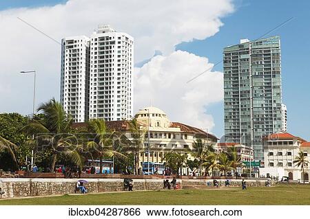 Beach promenade Galle Face Green, Colombo, Western Province, Sri Lanka, Asia View Large Photo Image Stock Photograph - Beach promenade Galle Face Green, Colombo, Western Province, Sri Lanka, Asia. Fotosearch