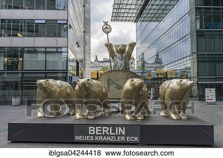 Buddy Bear Quadriga, Neues Kranzler Eck, Berlin, Germany, Europe View Large Photo Image Stock Photo - Buddy Bear Quadriga, Neues Kranzler Eck, Berlin, Germany, Europe. Fotosearch