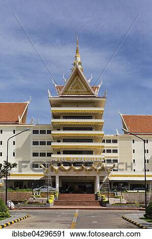 Cambodiana Hotel, Preah Sisowath Quay, Phnom Penh, Cambodia, Asia View Large Photo Image Stock Image - Cambodiana Hotel, Preah Sisowath Quay, Phnom Penh, Cambodia, Asia. Fotosearch