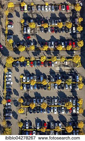 Car park, deciduous trees, autumn, Essen, Ruhr district, North Rhine-Westphalia, Germany, Europe View Large Photo Image Stock Photo - Car park, deciduous trees, autumn, Essen, Ruhr district, North Rhine-Westphalia, Germany, Europe. Fotosearch