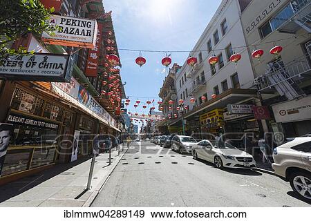 Stock Photo - Chinatown, San Francisco, California, USA, North America. Fotosearch
