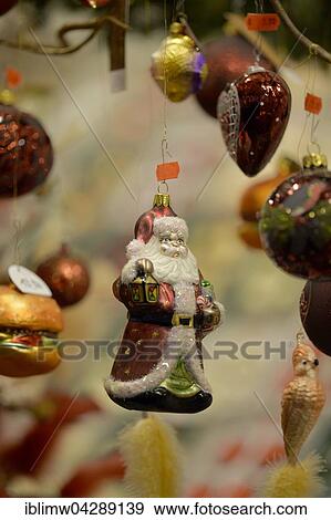 Christmas Decorations Santa Claus Christmas Market Stuttgart