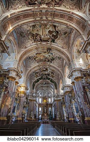 Church of St. Mary's Assumption in Furstenfeld monastery, former Cistercian abbey in Furstenfeldbruck, Bavaria, Germany, Europe View Large Photo Image Picture - Church of St. Mary's Assumption in Furstenfeld monastery, former Cistercian abbey in Furstenfeldbruck, Bavaria, Germany, Europe. Fotosearch