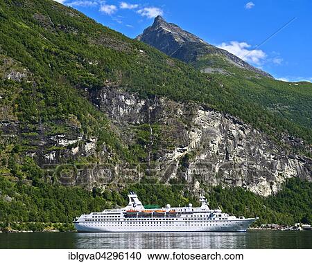 Cruise ship MS Astor in Geirangerfjord, Geiranger, Norway, Europe View Large Photo Image Stock Image - Cruise ship MS Astor in Geirangerfjord, Geiranger, Norway, Europe. Fotosearch