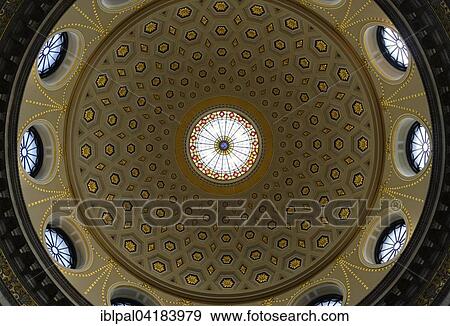 Stock Photo - Dome, City Hall, Dublin, Ireland, Europe. Fotosearch