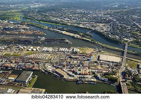 Duisburg harbor Duisport, Ruhr, Rhine-Herne Canal, inland water transport, container port, Duisburg, Ruhr district, North Rhine-Westphalia, Germany, Europe View Large Photo Image Stock Image - Duisburg harbor Duisport, Ruhr, Rhine-Herne Canal, inland water transport, container port, Duisburg, Ruhr district, North Rhine-Westphalia, Germany, Europe. Fotosearch