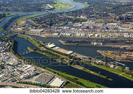 Duisburg harbor Duisport, Ruhr, Rhine-Herne Canal, inland water transport, container port, Duisburg, Ruhr district, North Rhine-Westphalia, Germany, Europe View Large Photo Image Stock Photo - Duisburg harbor Duisport, Ruhr, Rhine-Herne Canal, inland water transport, container port, Duisburg, Ruhr district, North Rhine-Westphalia, Germany, Europe. Fotosearch
