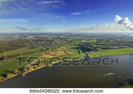 Emschermundung, River Emscher and Rhine, Dinslaken, Ruhr district, North Rhine-Westphalia, Germany, Europe View Large Photo Image Stock Image - Emschermundung, River Emscher and Rhine, Dinslaken, Ruhr district, North Rhine-Westphalia, Germany, Europe. Fotosearch