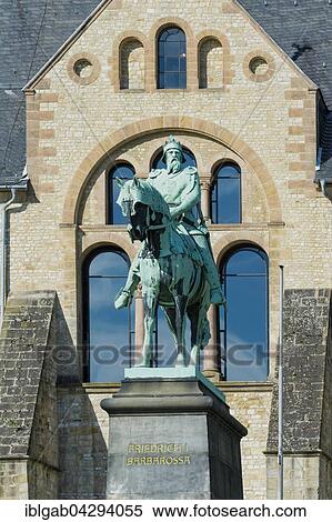 Equestrian statue of Emperor Frederick Barbarossa, Imperial Palace, Kaiserpfalz, UNESCO World Heritage Site, Goslar, Harz, Lower Saxony, Germany, Europe View Large Photo Image Stock Photography - Equestrian statue of Emperor Frederick Barbarossa, Imperial Palace, Kaiserpfalz, UNESCO World Heritage Site, Goslar, Harz, Lower Saxony, Germany, Europe. Fotosearch