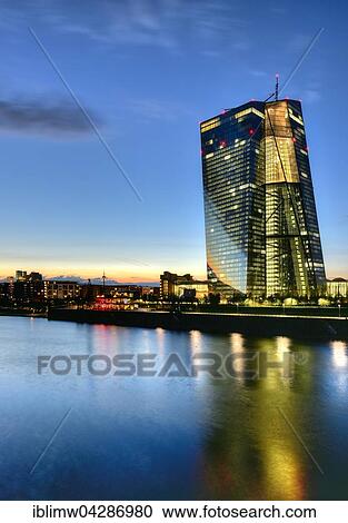 European Central Bank, ECB, dusk, Ostend, Frankfurt am Main, Hesse, Germany, Europe View Large Photo Image Stock Image - European Central Bank, ECB, dusk, Ostend, Frankfurt am Main, Hesse, Germany, Europe. Fotosearch