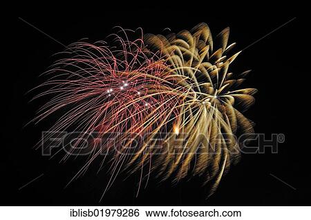 Fireworks, Brandenburg, Germany, Europe View Large Photo Image Stock Photograph - Fireworks, Brandenburg, Germany, Europe. Fotosearch