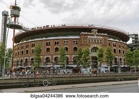 Former bullring, Arenas de Barcelona mall, Barcelona, Catalonia, Spain, Europe View Large Photo Image Stock Photograph - Former bullring, Arenas de Barcelona mall, Barcelona, Catalonia, Spain, Europe. Fotosearch