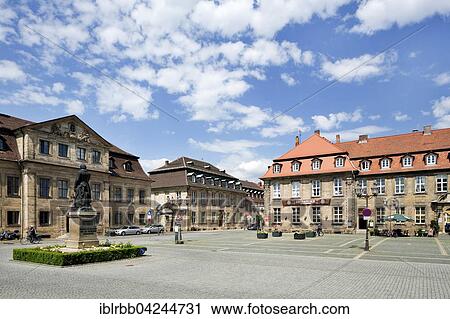 Former orphanage and Poststallgebaude, in front the Jean-Paul Memorial, Jean-Paul-Platz, Bayreuth, Upper Franconia, Bavaria, Germany, Europe View Large Photo Image Stock Image - Former orphanage and Poststallgebaude, in front the Jean-Paul Memorial, Jean-Paul-Platz, Bayreuth, Upper Franconia, Bavaria, Germany, Europe. Fotosearch