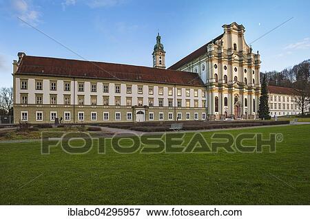 Furstenfeld Abbey, former Cistercian abbey, Furstenfeldbruck, Bavaria, Germany, Europe View Large Photo Image Stock Photo - Furstenfeld Abbey, former Cistercian abbey, Furstenfeldbruck, Bavaria, Germany, Europe. Fotosearch