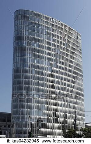 Stock Photography - GAP 15 office building, Dusseldorf, North Rhine-Westphalia, Germany, Europe. Fotosearch