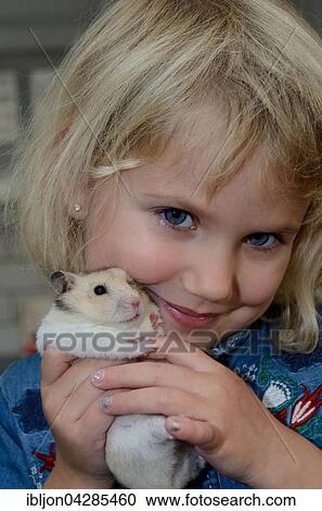 Girl, four years old, with a hamster, Ystad, Scania, Sweden, Europe View Large Photo Image Stock Image - Girl, four years old, with a hamster, Ystad, Scania, Sweden, Europe. Fotosearch