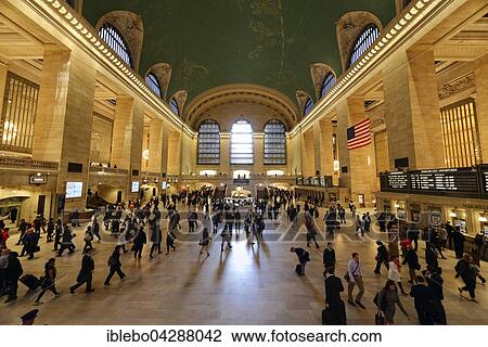 Stock Image - Grand Central Terminal or Grand Central Station, New York City, New York, USA, North America. Fotosearch