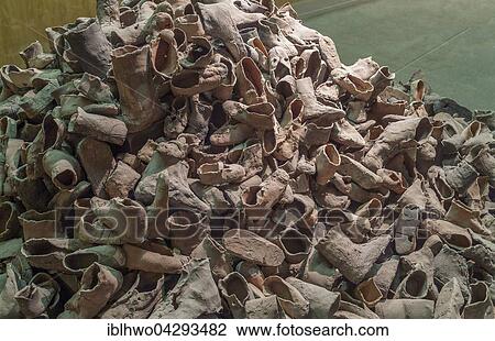Heap of shoes in the museum Yad Vashem memorial, Jerusalem, Israel, Asia View Large Photo Image Stock Image - Heap of shoes in the museum Yad Vashem memorial, Jerusalem, Israel, Asia. Fotosearch