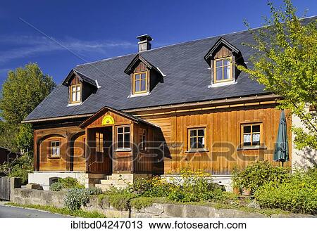 Historical Umgebindehaus, Hinterhermsdorf, Sebnitz, Saxon Switzerland-East Ore Mountains District, Saxony, Germany, Europe View Large Photo Image Stock Image - Historical Umgebindehaus, Hinterhermsdorf, Sebnitz, Saxon Switzerland-East Ore Mountains District, Saxony, Germany, Europe. Fotosearch