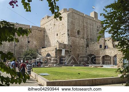 Hospitallerian citadel, fortress of the Crusaders, UNESCO World Heritage Site historic centre Acre, Northern District, Israel, Asia View Large Photo Image Picture - Hospitallerian citadel, fortress of the Crusaders, UNESCO World Heritage Site historic centre Acre, Northern District, Israel, Asia. Fotosearch