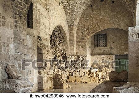 Hospitallerian citadel, fortress of the Crusaders, UNESCO World Heritage Site historic centre Acre, Northern District, Israel, Asia View Large Photo Image Stock Photograph - Hospitallerian citadel, fortress of the Crusaders, UNESCO World Heritage Site historic centre Acre, Northern District, Israel, Asia. Fotosearch