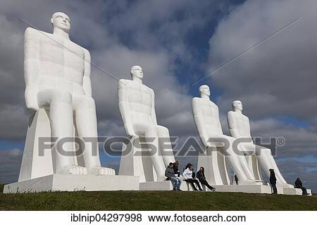 Huge sculpture Man and Sea of Svend Wiig Hansen, Esbjerg Harbour, Esbjerg, Denmark, Europe View Large Photo Image Stock Photo - Huge sculpture Man and Sea of Svend Wiig Hansen, Esbjerg Harbour, Esbjerg, Denmark, Europe. Fotosearch