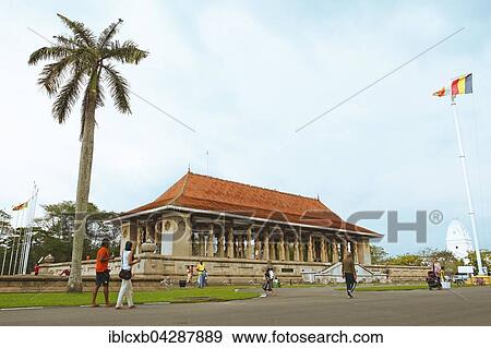 Stock Photo - Independence Memorial Hall, Cinnamon Gardens, Colombo, Sri Lanka, Asia. Fotosearch
