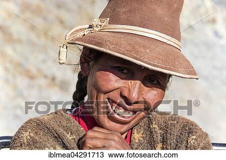 Indigenous woman with hat, laughing, Cusco, Peru, South America View Large Photo Image Stock Image - Indigenous woman with hat, laughing, Cusco, Peru, South America. Fotosearch