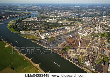 Kasseler Feld, Rhine, Duisport, Duisburg, Ruhr district, North Rhine-Westphalia, Germany, Europe View Large Photo Image Stock Photo - Kasseler Feld, Rhine, Duisport, Duisburg, Ruhr district, North Rhine-Westphalia, Germany, Europe. Fotosearch