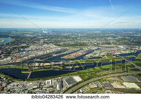 Location Logistics Duisport, Duisburg harbor, container port, Ruhr and Rhine-Herne Canal, inland water transport, Duisburg, Ruhr district, North Rhine-Westphalia, Germany, Europe View Large Photo Image Stock Photograph - Location Logistics Duisport, Duisburg harbor, container port, Ruhr and Rhine-Herne Canal, inland water transport, Duisburg, Ruhr district, North Rhine-Westphalia, Germany, Europe. Fotosearch