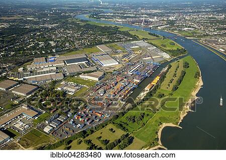 Logport I Duisport, logistics center Rheinhausen, Duisburg, Ruhr district, North Rhine-Westphalia, Germany, Europe View Large Photo Image Stock Image - Logport I Duisport, logistics center Rheinhausen, Duisburg, Ruhr district, North Rhine-Westphalia, Germany, Europe. Fotosearch