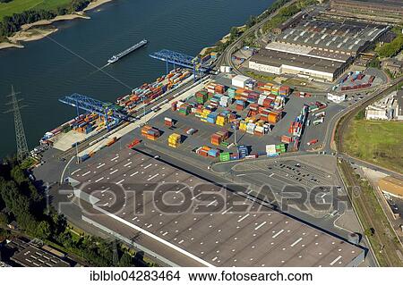 Logport II, logistics, Duisport, Rhine harbour, Duisburg, Ruhr district, North Rhine-Westphalia, Germany, Europe View Large Photo Image Picture - Logport II, logistics, Duisport, Rhine harbour, Duisburg, Ruhr district, North Rhine-Westphalia, Germany, Europe. Fotosearch