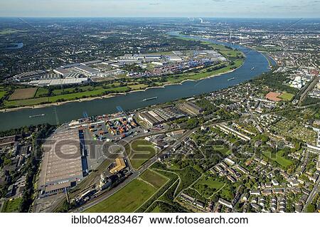 Logport II, logistics, Duisport, Rhine harbour, Duisburg, Ruhr district, North Rhine-Westphalia, Germany, Europe View Large Photo Image Stock Photo - Logport II, logistics, Duisport, Rhine harbour, Duisburg, Ruhr district, North Rhine-Westphalia, Germany, Europe. Fotosearch