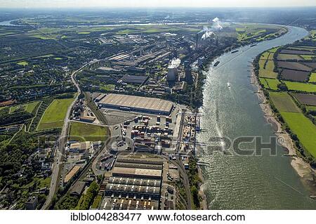 Logport II, logistics, Duisport, Rhine harbour, Duisburg, Ruhr district, North Rhine-Westphalia, Germany, Europe View Large Photo Image Stock Photo - Logport II, logistics, Duisport, Rhine harbour, Duisburg, Ruhr district, North Rhine-Westphalia, Germany, Europe. Fotosearch