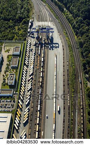 Logport III, logistics, Duisport, Budberg, Container Terminal, transfer station, Duisburg, Ruhr district, North Rhine-Westphalia, Germany, Europe View Large Photo Image Stock Image - Logport III, logistics, Duisport, Budberg, Container Terminal, transfer station, Duisburg, Ruhr district, North Rhine-Westphalia, Germany, Europe. Fotosearch